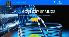 Desktop Screenshot of hillcountrysprings.com