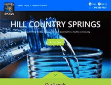 Tablet Screenshot of hillcountrysprings.com
